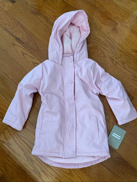 Hunter Other - Hunter Kids Pink Hooded Puffer Jacket